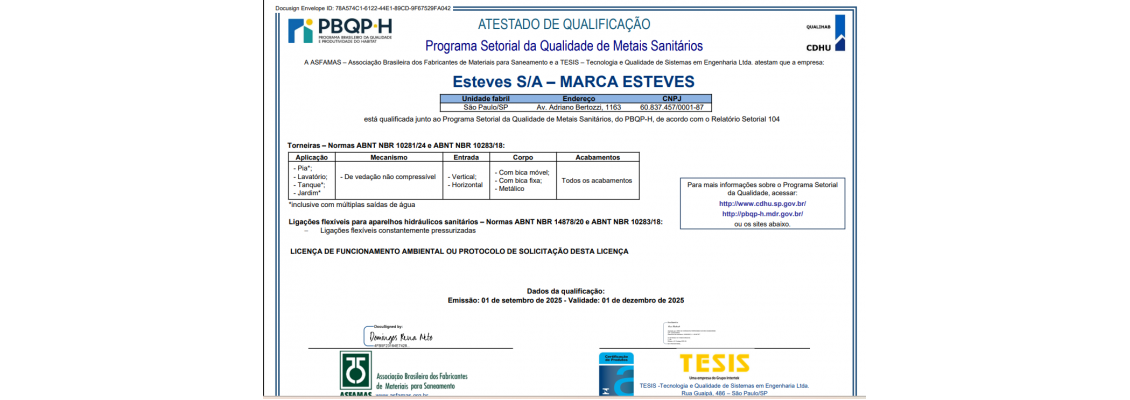 Certificado PBQP-H