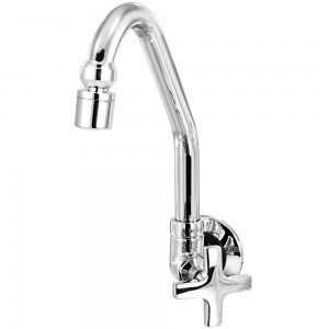 Torneira Cozinha Parede Bica Móvel 1168 Alfa C34 Cromado Esteves VTP200CWG