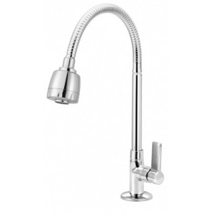 Torneira Cozinha Mesa Bica Articulada com Ducha C60 Cromada Esteves VTM900CWB