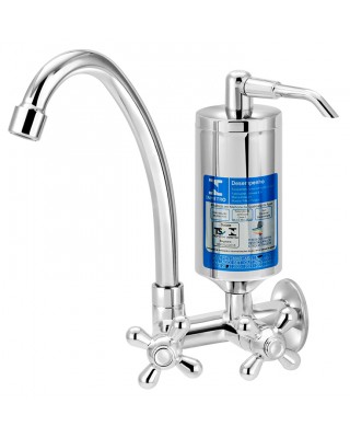 Torneira Cozinha Parede Com Filtro ABS ¼ Volta Classic plus C51 Cromado Esteves VTF212CWB