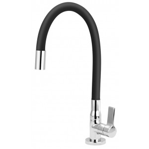 Torneira Cozinha Mesa Bica Articulada Preta Versata Esteves VTM460CWB