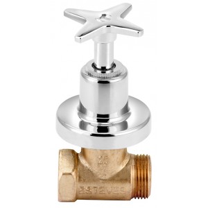 Acabamento Registro Pequeno 1/2,3/4,1 Eco C23 Cromado Esteves VAD023CWB