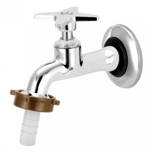 Torneira Uso Geral Jardim e Tanque 1153 Eco C23 Cromado Esteves VTJ023CWG