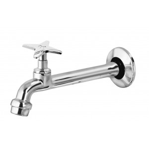 Torneira Cozinha Parede Reta com Arejador 1159 Eco C23 Cromado Esteves VTP023CWG