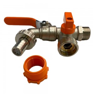 Torneira Tanque com Derivação Máquina de Lavar Esfera Alavanca Esteves VTJ072CWB