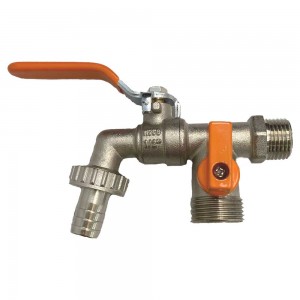 Torneira Tanque com Derivação Máquina de Lavar Esfera Alavanca Esteves VTJ072CWB