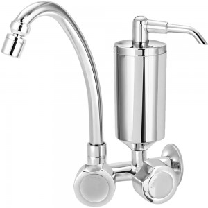 Torneira Cozinha Parede Com Filtro ABS ¼ Volta Mônaco C40 Cromado Esteves VTF210CWB