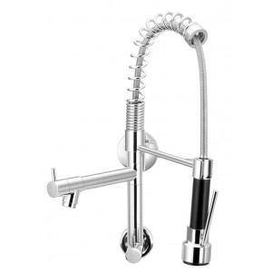 Torneira Gourmet Cozinha Cromada Parede Fit Gourmet  Esteves VMI494CWC
