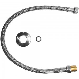 Flexível Trançado Inox1/2X40Cm Cromado Esteves VLL448IWG