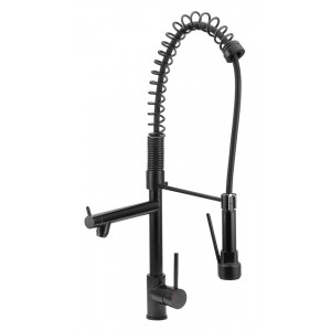 Monocomando Torneira Cozinha Gourmet Premium Black Matte  Esteves 65 cm VMI491PWC