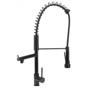 Monocomando Torneira Cozinha Gourmet Premium Black Matte  Esteves 65 cm VMI491PWC