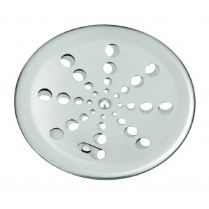 Grelha Inox Redonda Sem Caixilio 100Mm Cromado Esteves VAD270IWG