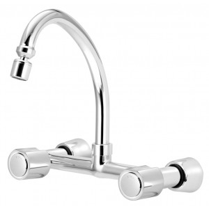 Misturador Cozinha Parede Bica Móvel ¼ Volta 1258 Mônaco C40 Cromado Esteves VMP691CWB