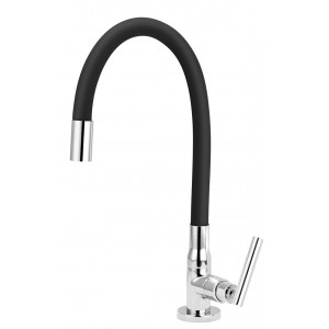 Torneira Cozinha Mesa Bica Articulada Preta Versata Esteves VTM065CWC