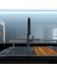 Misturador monocomando para Cozinha Slim Preto Fosco VMI996CWC