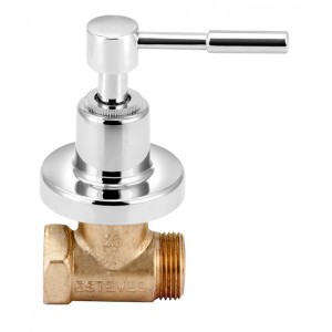 Acabamento Registro Pequeno 1/2,3/4,1 Stilo C31 Cromado Esteves VAD131CWB