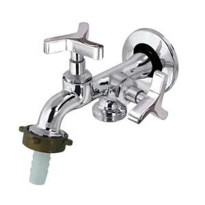 Torneira Tanque com Derivação Máquina de Lavar 1131 Trip C25 Cromado Esteves VTD225CWG