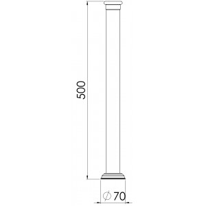 Tubo Ligação Bacia Ajustável Spud 1.1/2X30Cm Cromado Esteves VLL417CWG