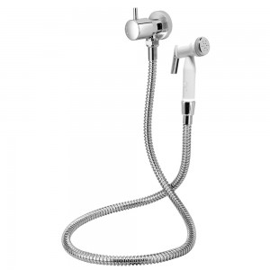 Ducha Higiênica Com Registro Sem Derivação 1984 ¼ Volta clean Cromado Esteves VAB489CWB