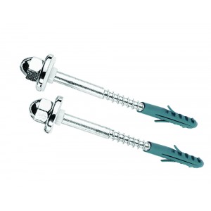 Parafuso Fixação Tanque 1/4X100Mm (Par) Aço 1020 Cromado Esteves VPF980CWG