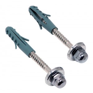 Parafuso Fixação 974-1/4X100Mm Vaso e Lavatório (Par) Cromado Esteves VPL977CWG