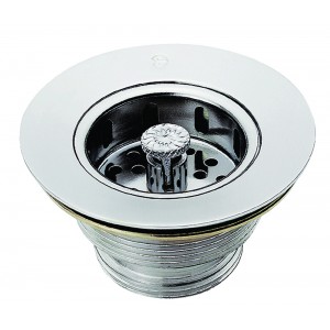 Válvula Cozinha 3.1/2X1.1/2 Cromado Esteves VVA228CWB - Cesto em Metal